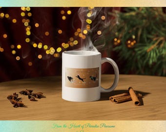 Christmas Pet Mug | Cat or Dog Holiday Mug | Dashing Through the Zoomies™