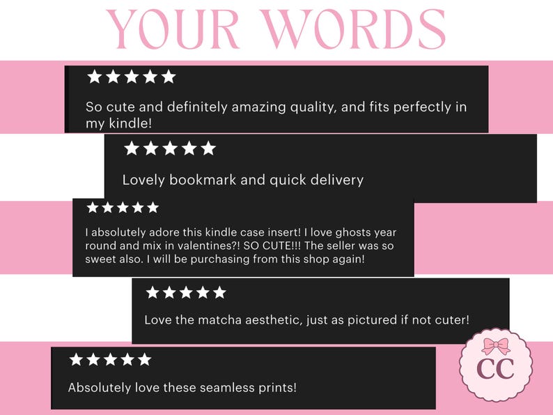 Pink Bookish Kindle Insert, Romantic Reading Aesthetic, Coquette Books & Roses Design, Kindle Insert All Device Sizes image 7