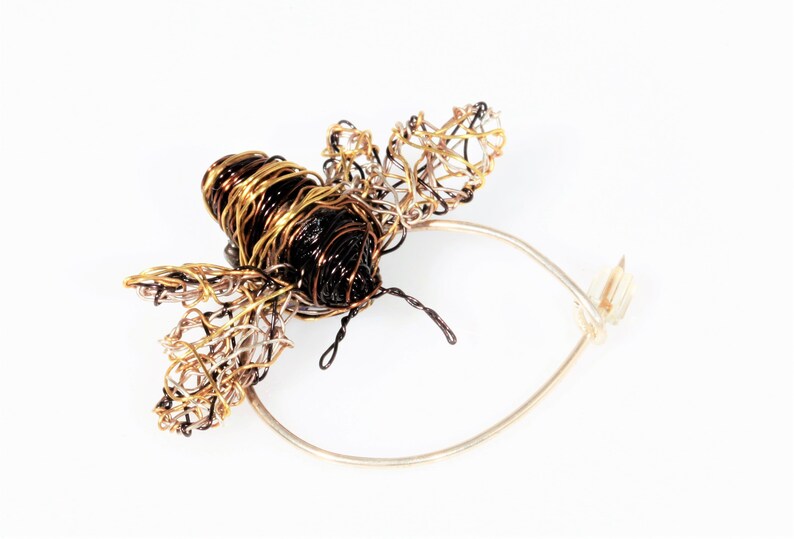 Honey Bee Pin Bumble Bee Brooch Insect Brooch Cute Pins Etsy