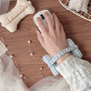 VÍDEO Molde para Costura de Apoio de Pulso, Suporte de Pulso para Mouse em Pelúcia (PDF), Almofada Ergonômica para Mesa, Projeto de Costura para Iniciantes, Presente de Escritório DIY