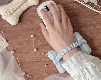 Patrón de costura para reposamuñecas (video), soporte de muñeca de peluche para ratón (PDF), cojín ergonómico para escritorio, proyecto de costura para principiantes, regalo de oficina DIY