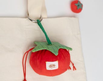 Patrón de costura para monedero con cordón y forma de tomate (VIDEO TUTORIAL)