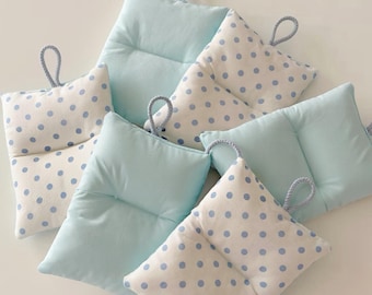 Patrón de costura para posavasos con forma de almohada (video), tapete acolchado para taza para principiantes (descarga en PDF)