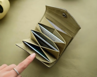 Patrón de costura para cartera tipo acordeón, tarjetero para principiantes (VIDEO TUTORIAL)