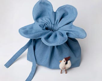 Patrón de costura y videotutorial para bolso de flores: Tutorial para principiantes