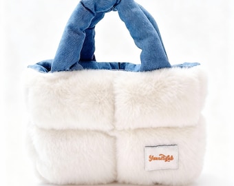 VIDEO Patrón de costura para bolso de mano acolchado, bolso de mano suave, patrón de bolso fácil de usar