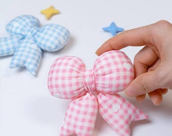 VIDEO Lazo / Patrón de costura fácil para principiantes, instrucciones y videotutorial para lazo de tela acolchada