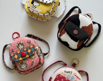 Patrón de costura para mini mochila: Tutorial en vídeo para principiantes