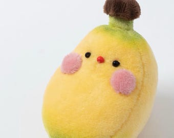 Patrón de costura de mini plátano de peluche – Fruta de peluche fácil de hacer tú mismo (Videotutorial)