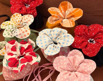 Flower Bag Sewing Pattern and Video Tutorial: Beginner Friendly Tutorial