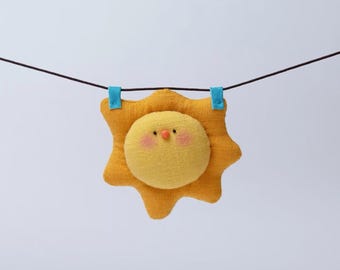 Patrón de costura para collar de sol, collar de suéter de tela, colgante de tela hecho a mano (PDF)