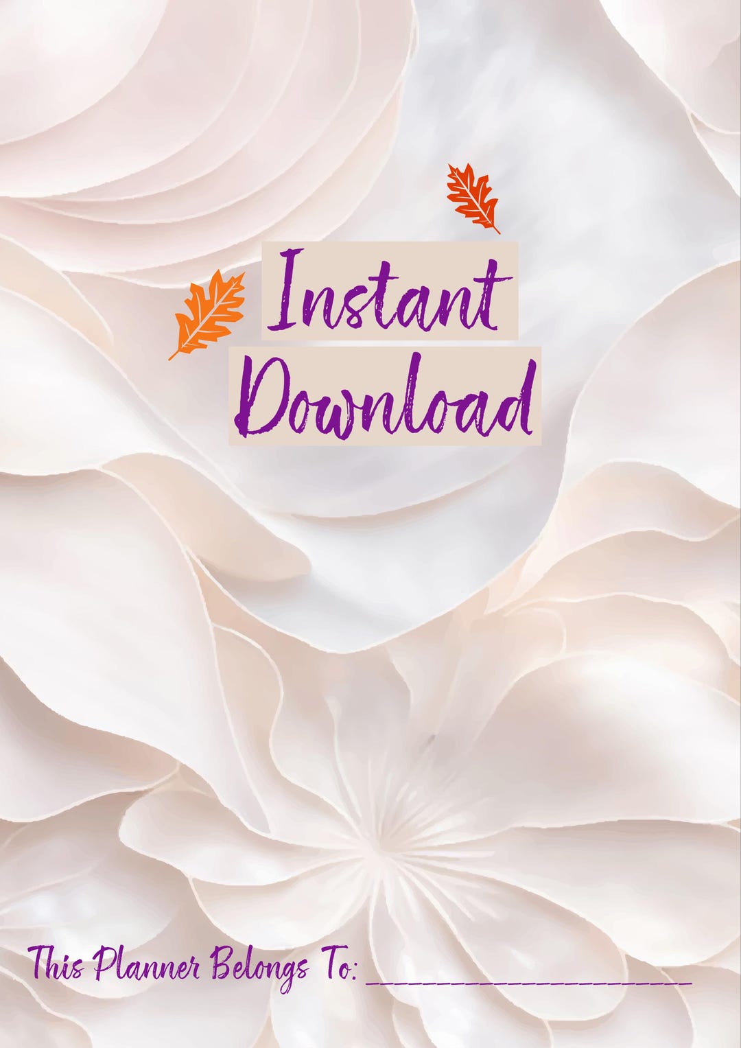 Floral Planner Printable | A4 US Letter PDF | Flower Lover Organizer ...