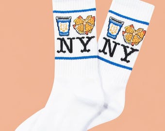 Coffee Bacon Egg & Cheese Ny Unisex Socks