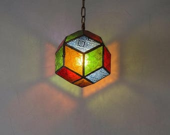 Lámparas de vitrales, lámparas de mesa decorativas, pantallas de vidrio, pantallas de repuesto, iluminación única.