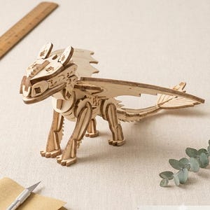 Wooden Dragon Laser Cut File | DIY Dragon Puzzle | Instant Download