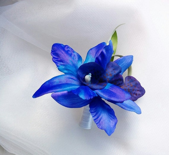 Azul púrpura Singapur galaxia Dendrobium orquídeas Boutonniere - Etsy México