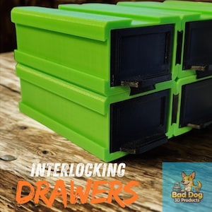 Modular Storage Drawers, Custom Colors