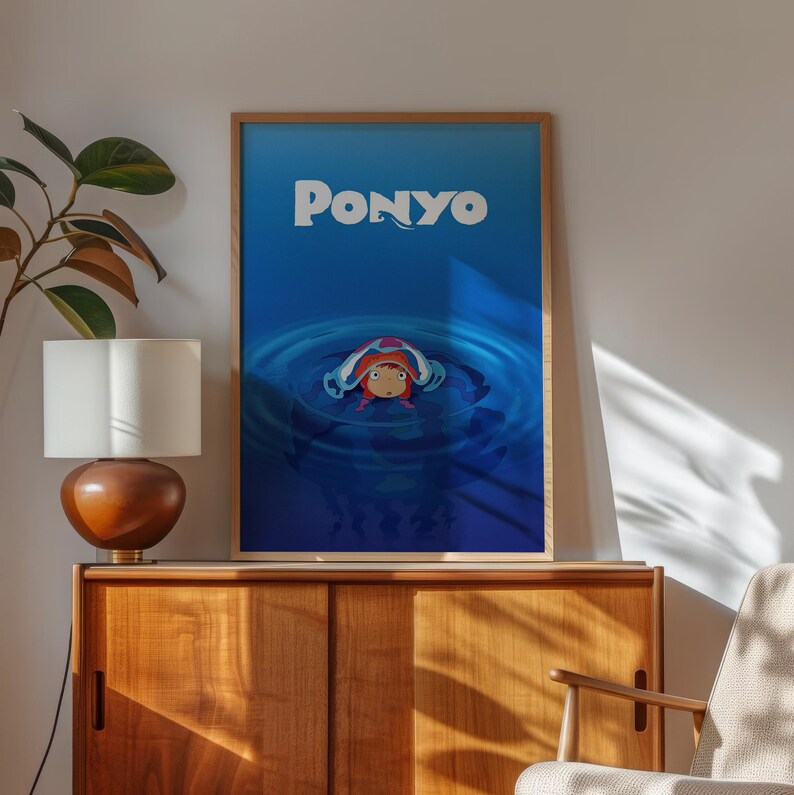 Ponyo, Studio Ghibli Wall Art Print, Animation Poster - Etsy Australia