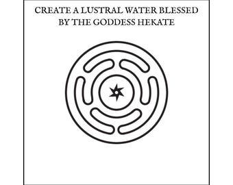 Lustral Wasser Gesegnet Von Hekate | Vollständiges Ritual-Skript | Sofort Download