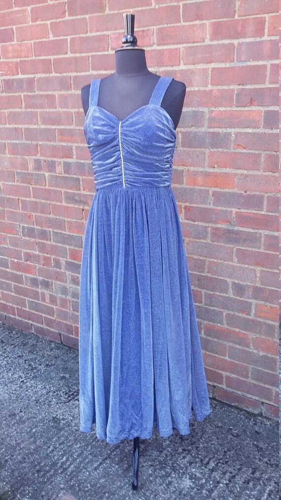 Vintage 1970s / 1980s Evening Dress SMALL - image 1