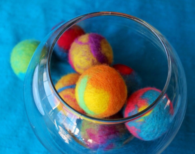 Cat Toy Wool Felted Rattle Ball Cat Toy Rattle Ball Wool Etsy