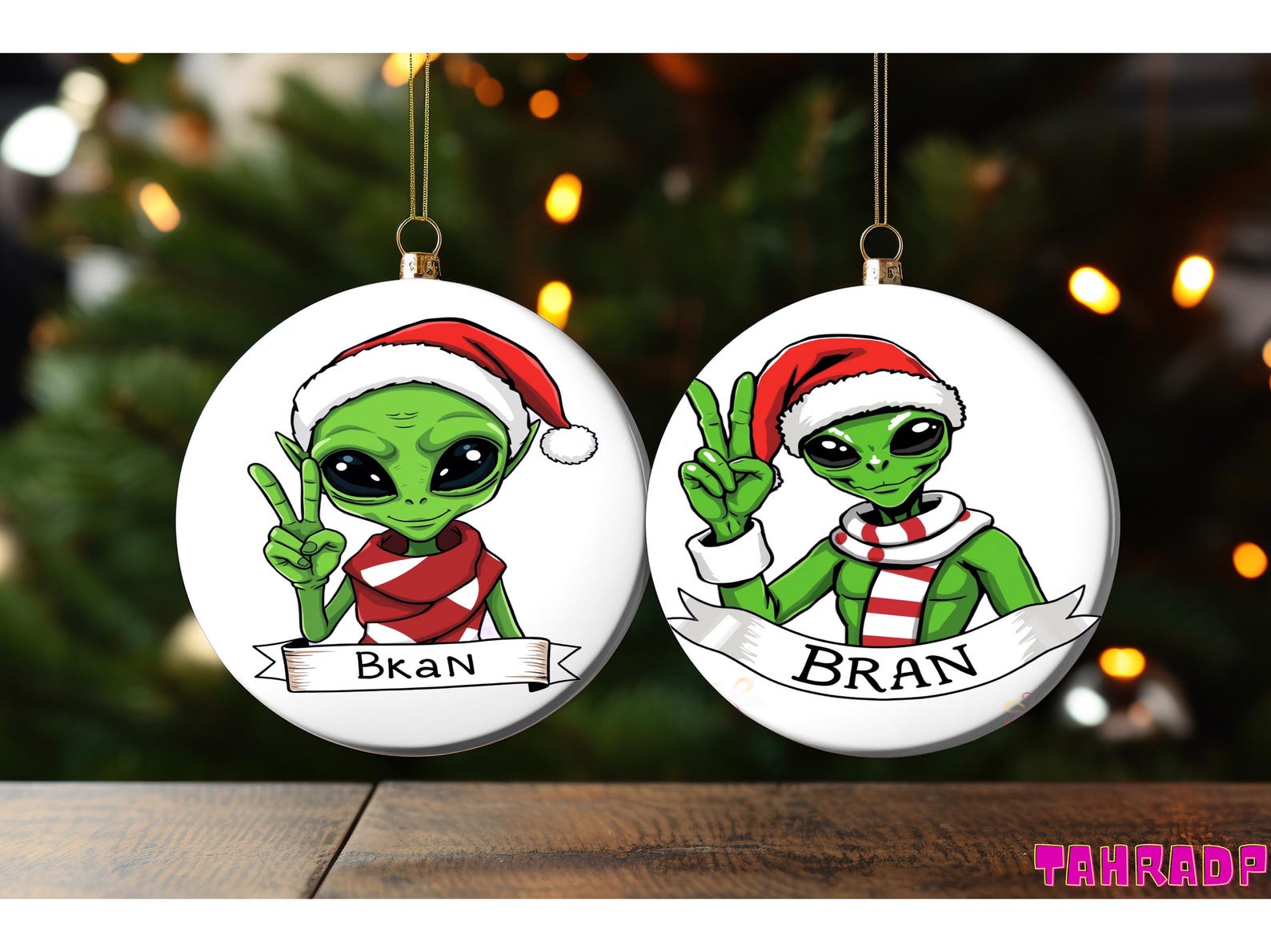 Alien Christmas Clipart Bundle | Cute Green Alien PNG | Santa Hat Alien ...