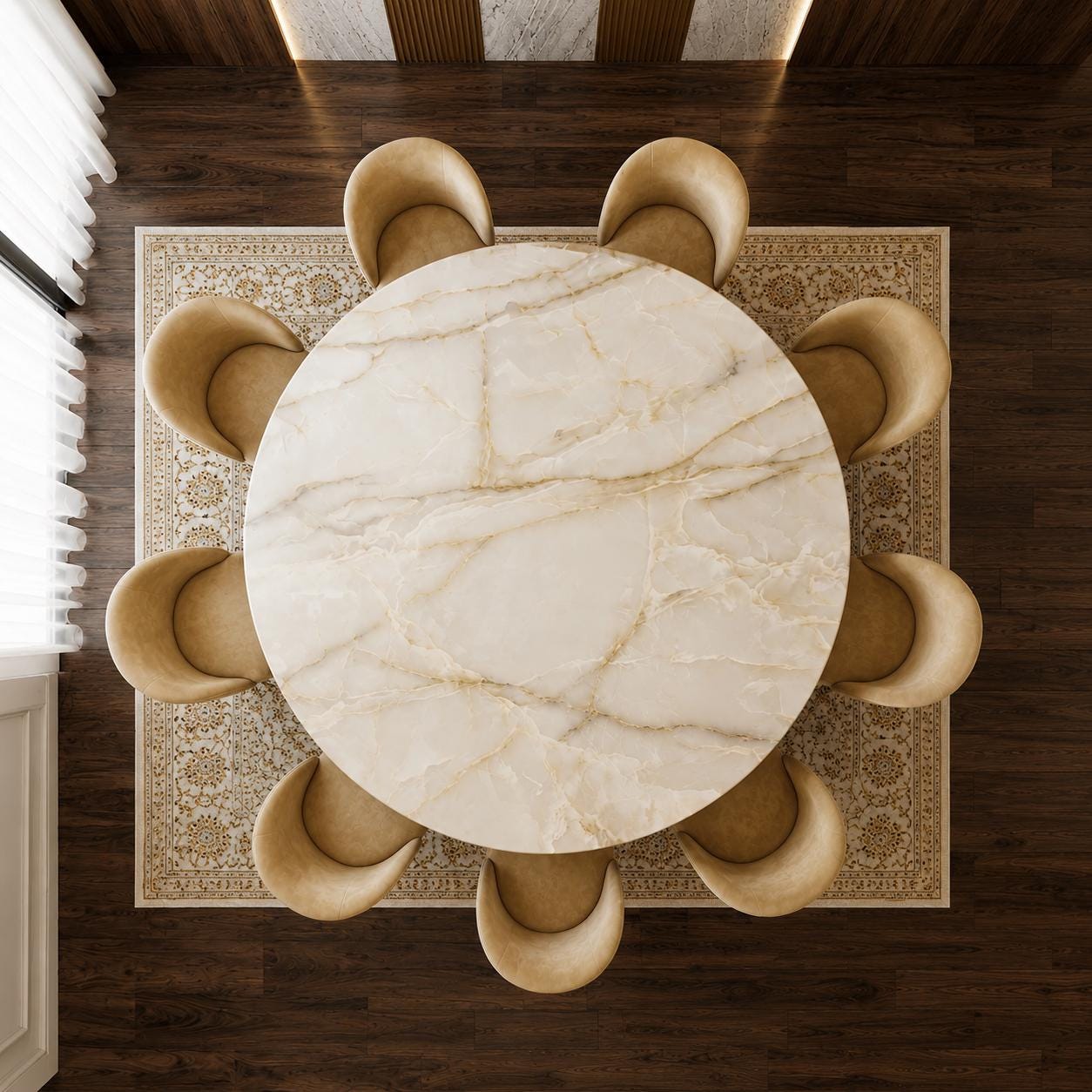 100cm round marble kitchen table - Etsy 日本