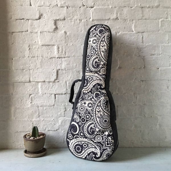 SALE - Concert ukulele - Handmade ukulele bag, ukulele gig bag, soft ukulele case, ukulele gift, ukulele accessories  (Ready to ship)