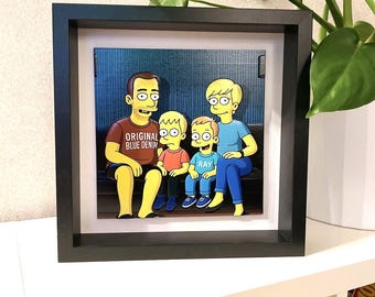 Custom 3D Photo Relief Print – Frameless UV Printed Portrait, Personalized from Your Photo