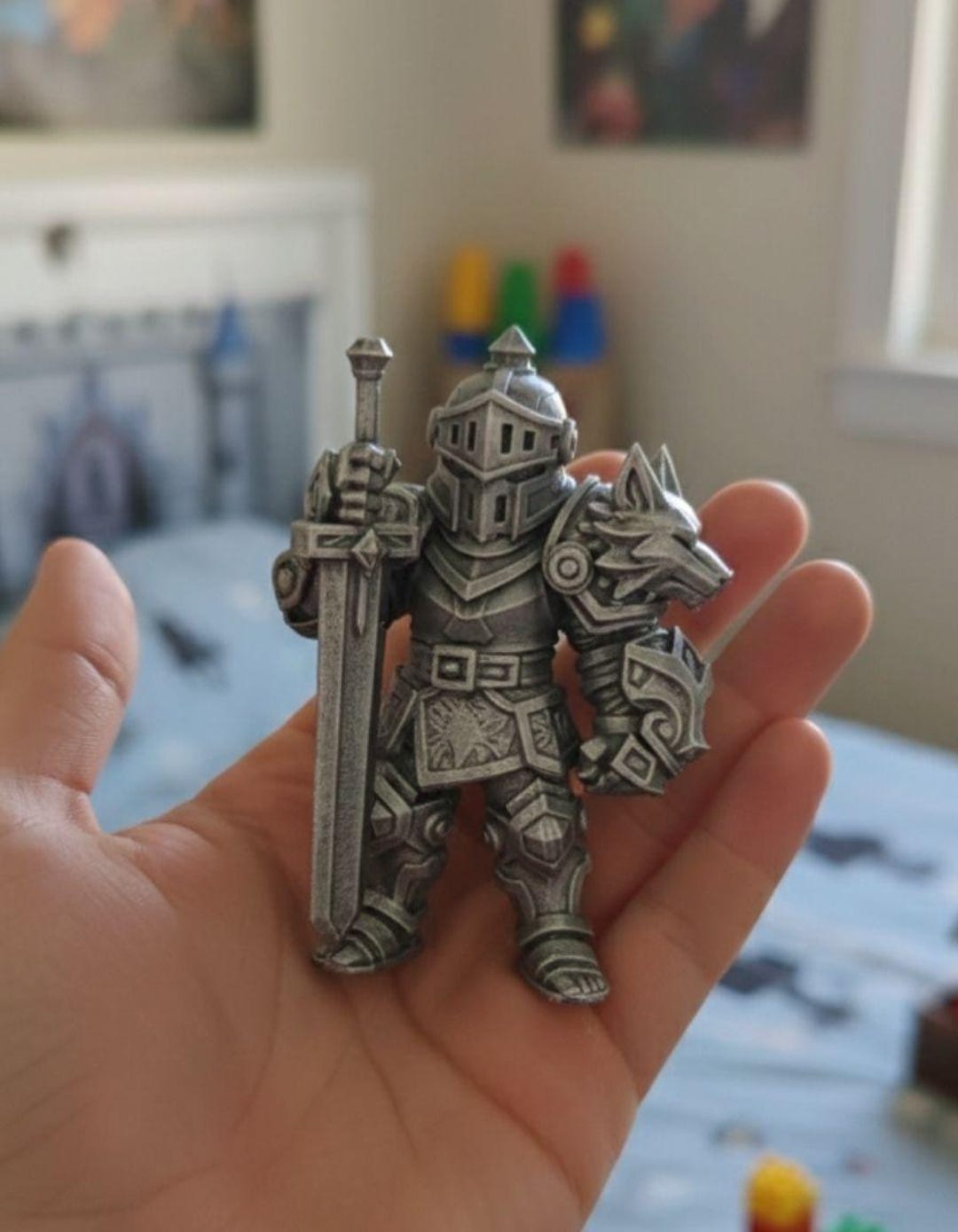 Wolfgard Wolfgard Warrior Mega Knight Figurine - 3D Printed Sci-fi Soldier ...