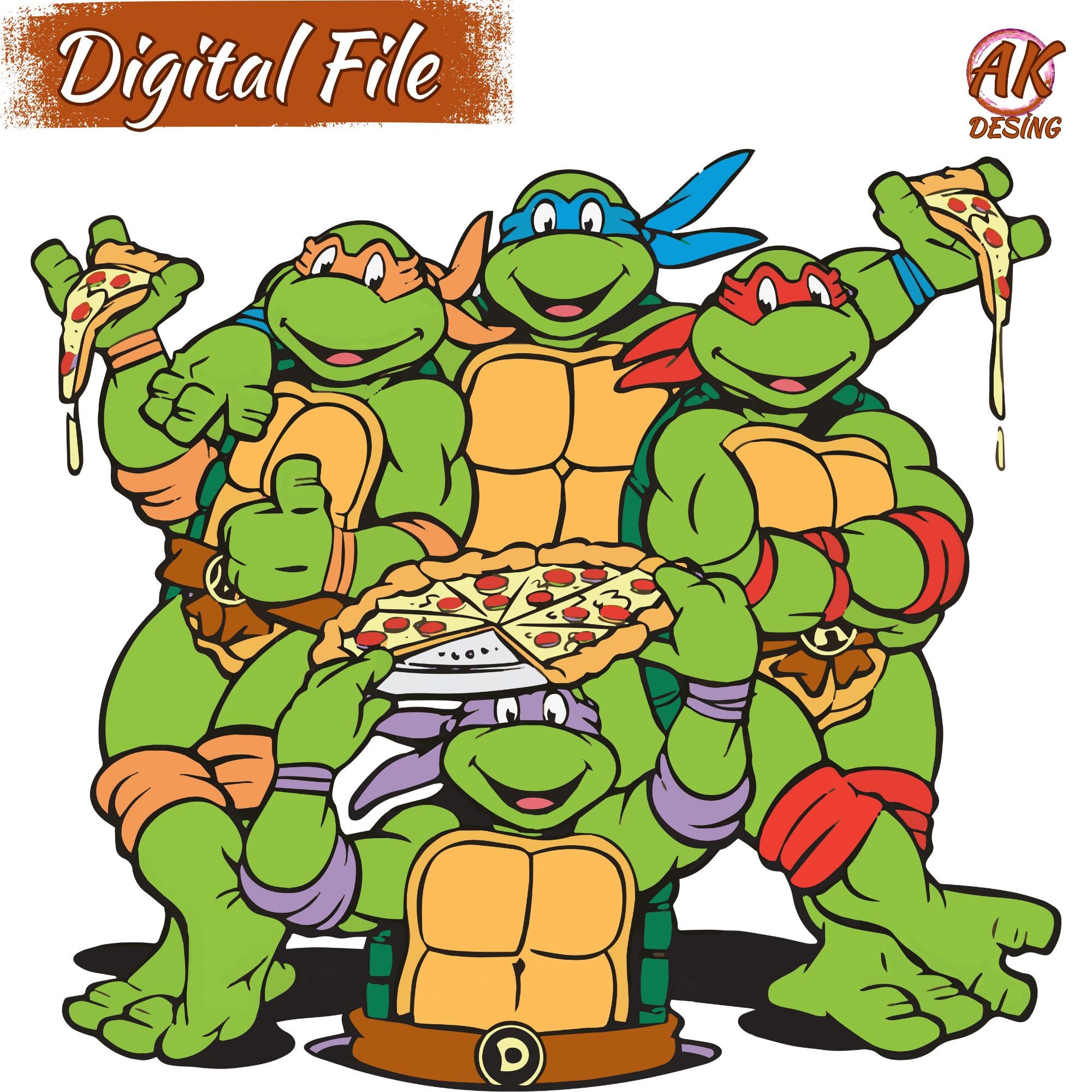TMNT koffiemok, Geïsoleerde koffiemok in Ninja Turtles design, 450 ml, Official Merch