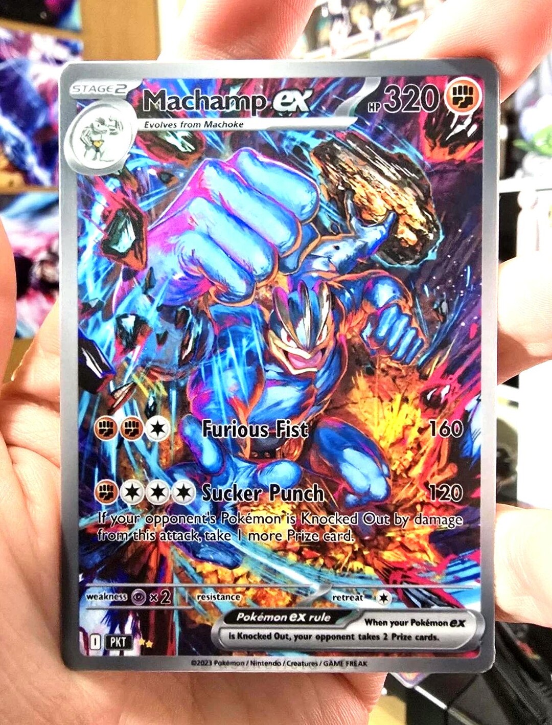 Pokémon Machamp Novelty Art Card - Etsy