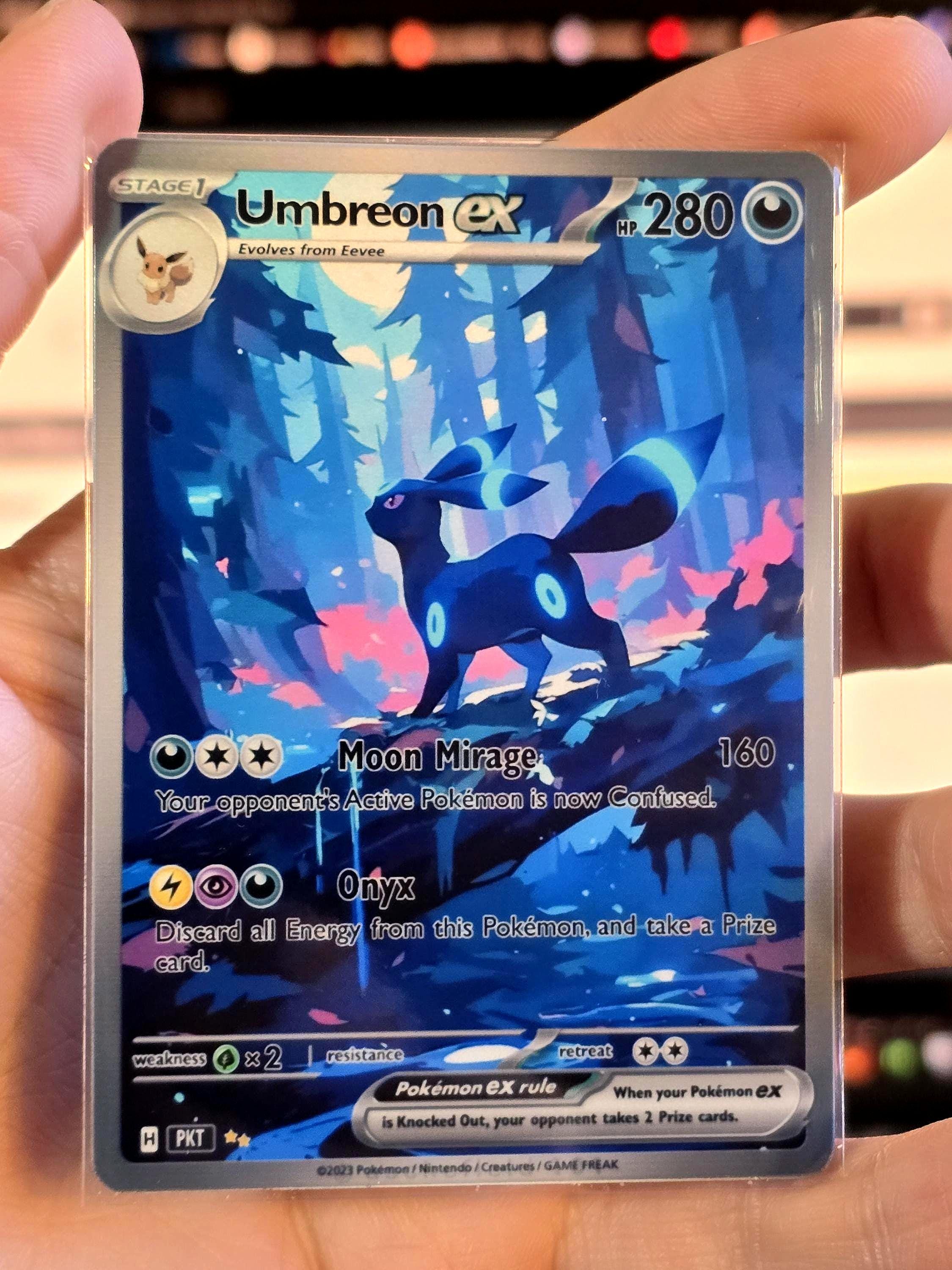 Desenho para colorir Cartas Pokémon Full Art : Umbreon-EX 4 Desenho para colorir Cartas Pokémon Full Art : Umbreon-EX 4