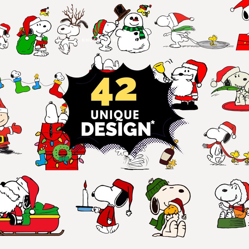 Snoopy navideño - Etsy México