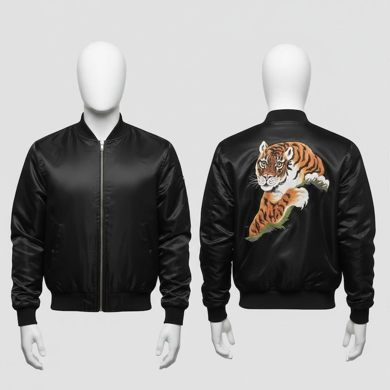 Rocky Black Bomber Jacket
