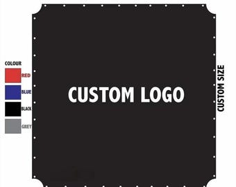 Personalized Professional Ring Canvas | Custom Boxing Wrestling MMA Mat Cover with Logo