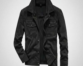 Genuine Sheep suede Leather Jacket | Soft & Comfort Jacket | Men’s Casual Slim Fit