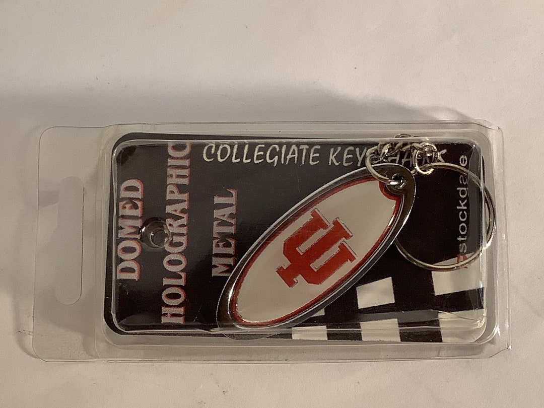 Vintage Indiana University IU Keychain New in Package Etsy