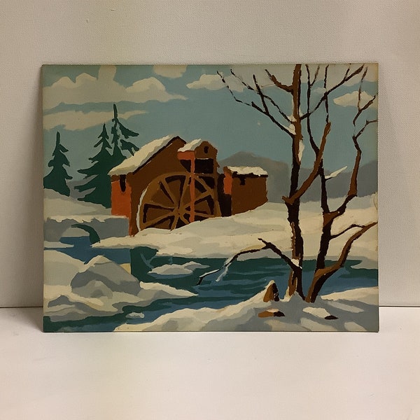 Vintage Paint by Number Etsy