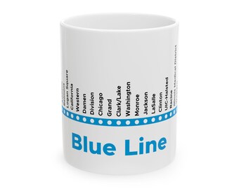 シカゴ ブルーライン トレイン テーマ マグカップ、鉄道