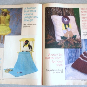 Vintage WOMEN'S CIRCLE CROCHET Fall 1988. image 5