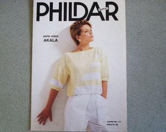 Vintage PHILDAR Knitting Leaflet Issue 12.