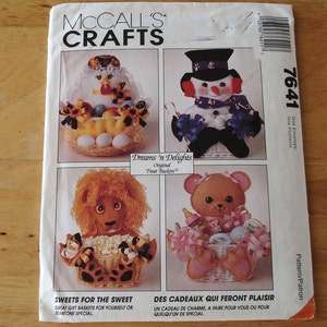 MC CALL CRAFTS Muster 7641 Geschenkkorb.