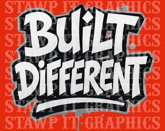 Built Different  Graffiti , Greatest  Sports MVP Digital PNG