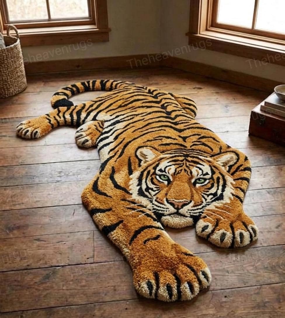 Human Made Tiger Rug - Etsy Singapore