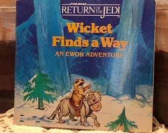 Wicket Finds a Way - Condition 1984 Star Wars Ewok Adventure Paperback