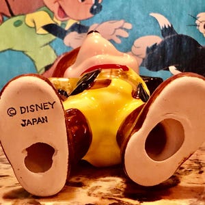 Vintage Walt Disney Productions Mickey Mouse Sheriff Figurine, 4" Made in Japan Ceramic Statue image 8