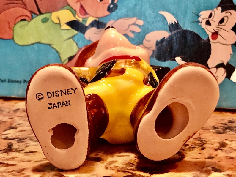 Vintage Walt Disney Productions Mickey Mouse Sheriff Figurine, 4" Made in Japan Ceramic Statue image 8