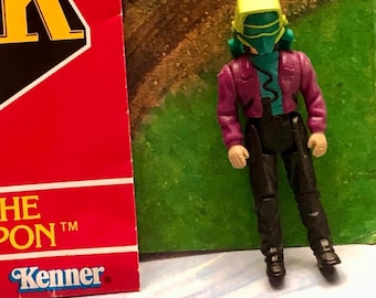 1985 Kenner M.A.S.K. Buddie Hawks Figure Rare Long Penetrator Mask - Series 1