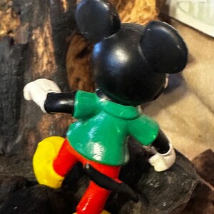 Vintage 1980s Durham Disney PVC Figures - Saluting Donald Duck & Green Shirt Mickey Mouse Set image 7
